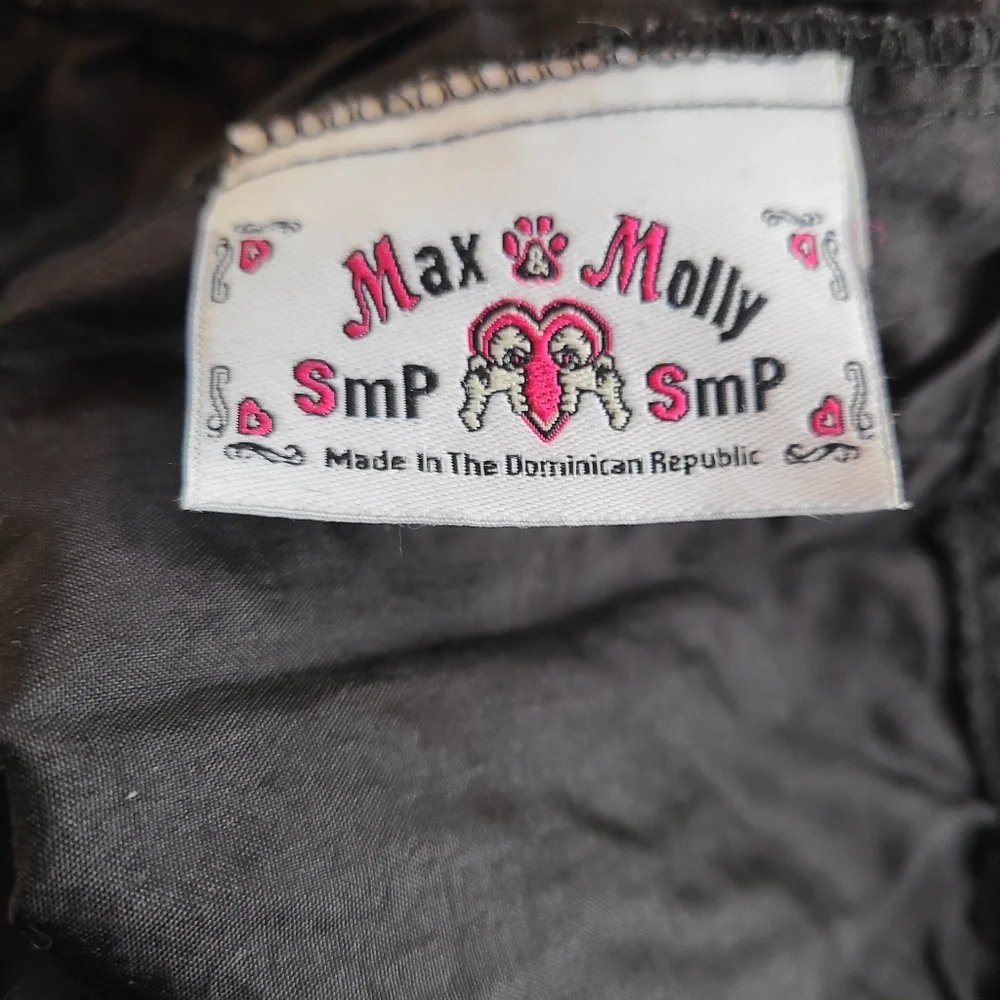 Dog Grooming Pants 3/$30 Max & Molly Black 100% Nylon Boot Cut Size SP Women